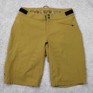 Race Face Shorts Mens Large Brown Indy Mountain Bike Zip Pockets Cycling Cargo